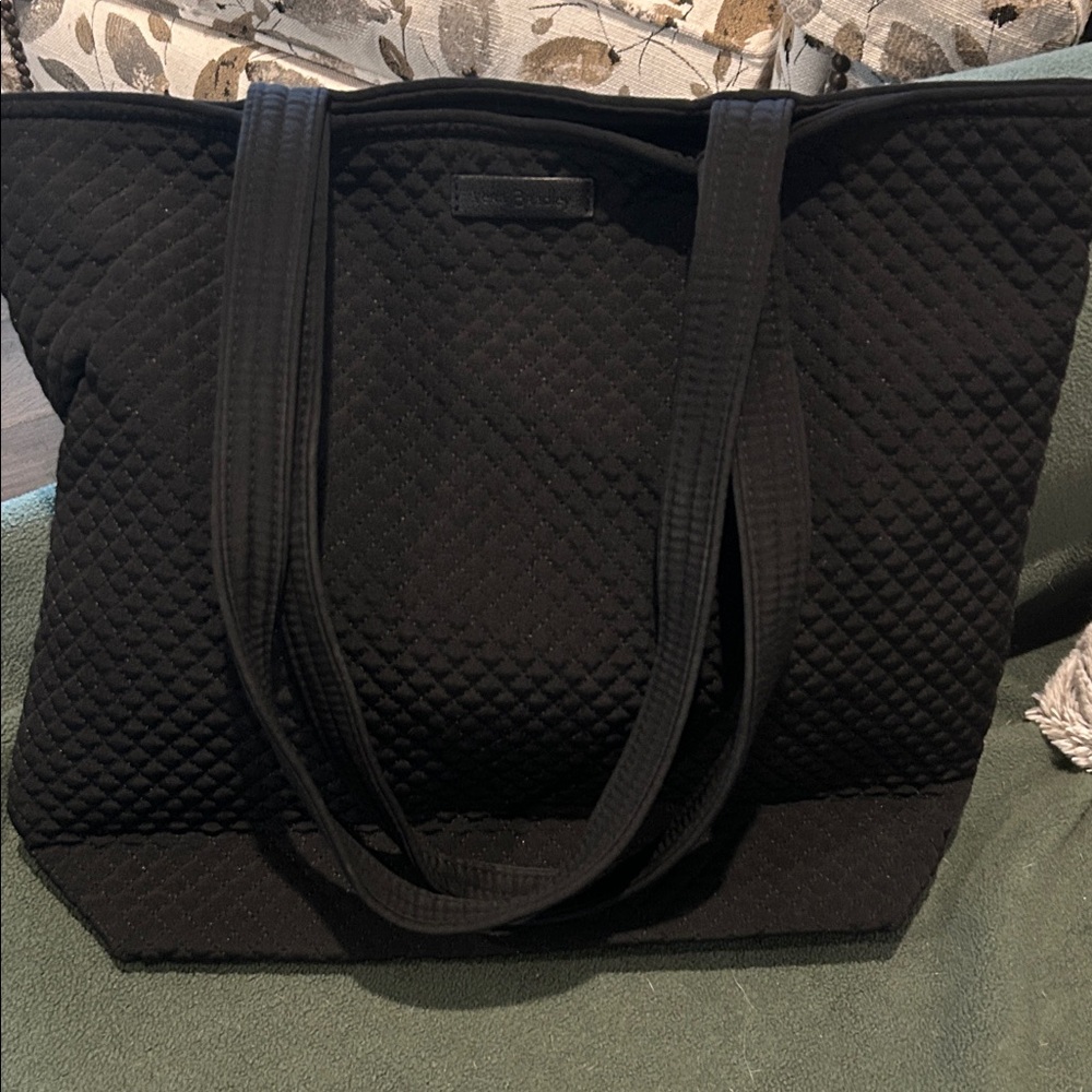 Vera Bradley Black Quilted Tote